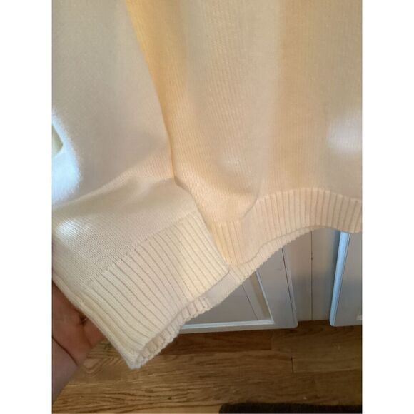 Charter Club Knit PullOver Sweater Sz 3X Scottie Dog Cream - Picture 4 of 8